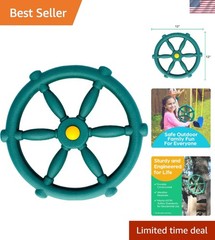 Playground Accessories – Pirate Ship Wheel for Kids Outdoor Playhouse, Treeho…