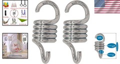 Porch Swing Springs Hammock-Chair Spring – 1500Lbs Heavy Duty Suspension Hang…