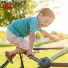 66″ Outdoor Climbing Dome Heavy Duty Geometric Jungle Gym Kids Playground Toy