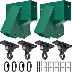 A-Frame Swing Set Brackets 2 Pcs Heavy Duty Swing Set Hardware with Swing Hanger