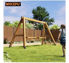 4 Pack 3.5″x3.5″ Adjustable Swing Brackets, Leveling Blocks Swing Set, 45-60 Ang