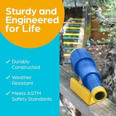 Durable Pirate-themed Telescope for Kids – Easy Install Playhouse Accessory