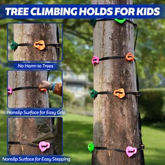 160FT Zipline for Backyard Kids and Adults -Up to 400 lbs Outdoor Zip Lines Kits