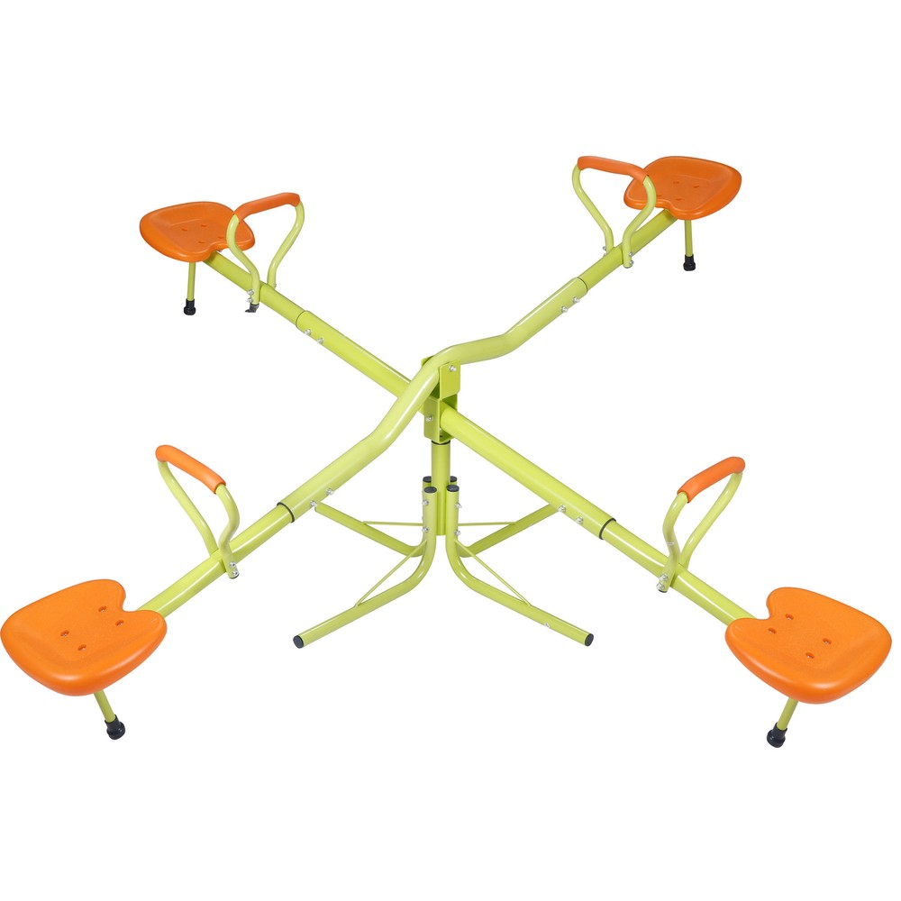 Children Birthday Gift EZ Set Heavy-Duty 360 Degree Junior Kids Seesaw Spinning