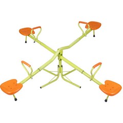 Heavy-Duty Seesaw 360 Degree Spinning Children Birthday Gift EZ Set Garden Play