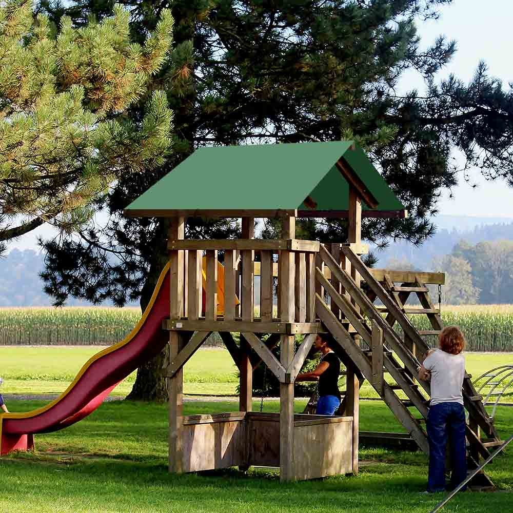 43″x90″ Swing Set Replacement Tarp UV Protection Playground Roof Playset