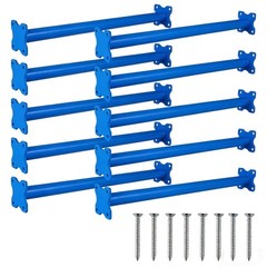 16.5 Inch Heavy Duty Steel Monkey Bars, 10 Pack Metal Ladder Rungs for Backya…
