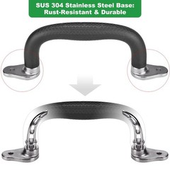 Black Playground Safety Handles, Non-Slip Kids Playground Grab Handles, Durab…