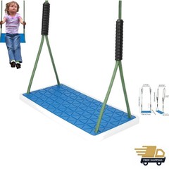 Heavy Duty Swing Seat Non-Slip with Tree Rope Adjustable Swing Set Accessorie…