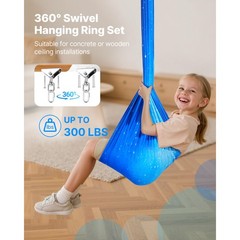 Uimoso Sensory Swing with Double-Layer Fabric, Supports Up to 300 lbs