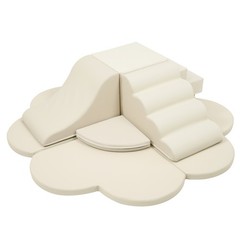 Baby Soft Foam Blocks Playset 6pc, Non-Toxic Climbing Toys 0-12 Months