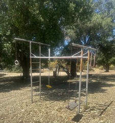 Vintage 1950’s Steel 2-Seater Car 5ft X 2ft School Playground Equipment