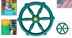 ASTM-Certified Pirate Ship Wheel for Kids – Weather-Resistant Playset Accessory