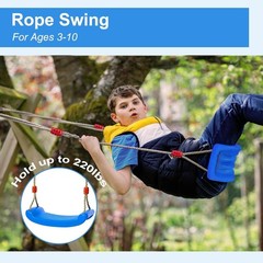 Swing Seat-Heavy Duty Non Slip Tree Swing Set Playground Swing Set, Blue
