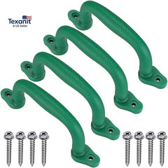 Set of 4 Safety Playground Handles,Swing Set Kids Safety Hand Grips for Playset,