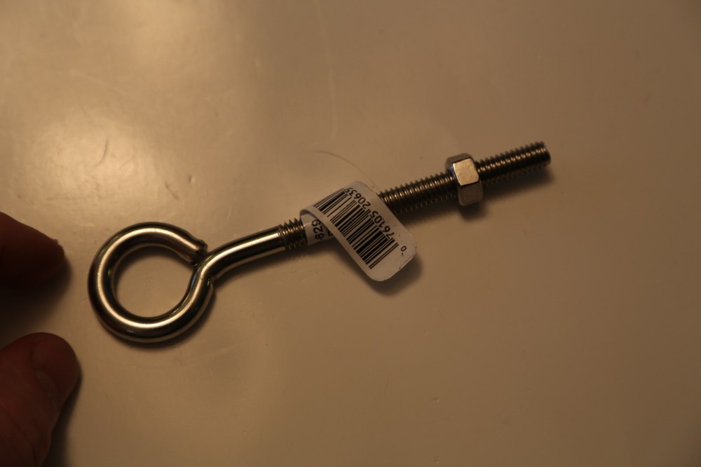 STAINLESS STEEL 5/16 X 4 EYE BOLTS