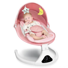 Electric Baby Swing with Remote Control – 5 Natural Motion Speeds, Detachable Se