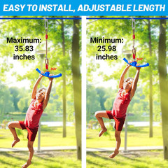 Ninja Warrior Obstacle Course Set for Kids – 52ft Slackline & More!