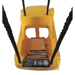 Bulldozer Toddler Single Swing Seat Heavy Duty Rope Outdoor Child Playground