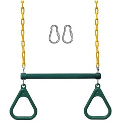 Backyard Swing Set with Trapeze Bar & Monkey Bars