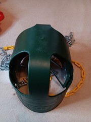 Jungle Gym CIS High Back Full Bucket Swing with Coated Chain – Green