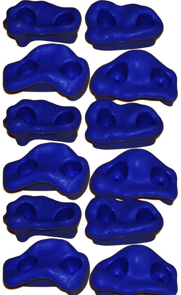 Climbing Rock 12 Hold Peg swing set playset playground Jungle Gym backyard Blue