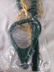 Eastern Jungle Gym Ring and Trapeze Bar Combo Large 20″ Wide Bar Green & Yellow