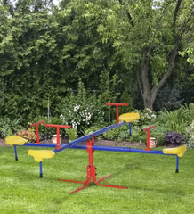Playground Seesaw Totter Teeter Kids Outdoor Set Dandy Play Home Teeter-Totter