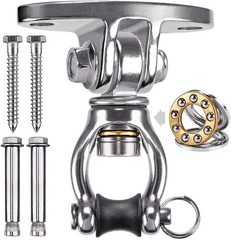 Silent Bearing Swivel Swing Hanger Stainless Steel Swing Hook Ceiling Mount S…