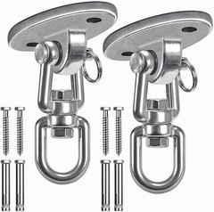 Ceiling Swing Mount Stainless Steel Swing Hangers Free Swivel Swing Hooks Yoga