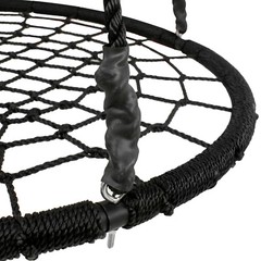 48″ Spider Web Swing Set Large Platform Net Adjustable Hanging Ropes for Kids