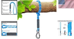 39” Tree Swing Rope with Stainless Steel Hook – 2500LB Load Capacity