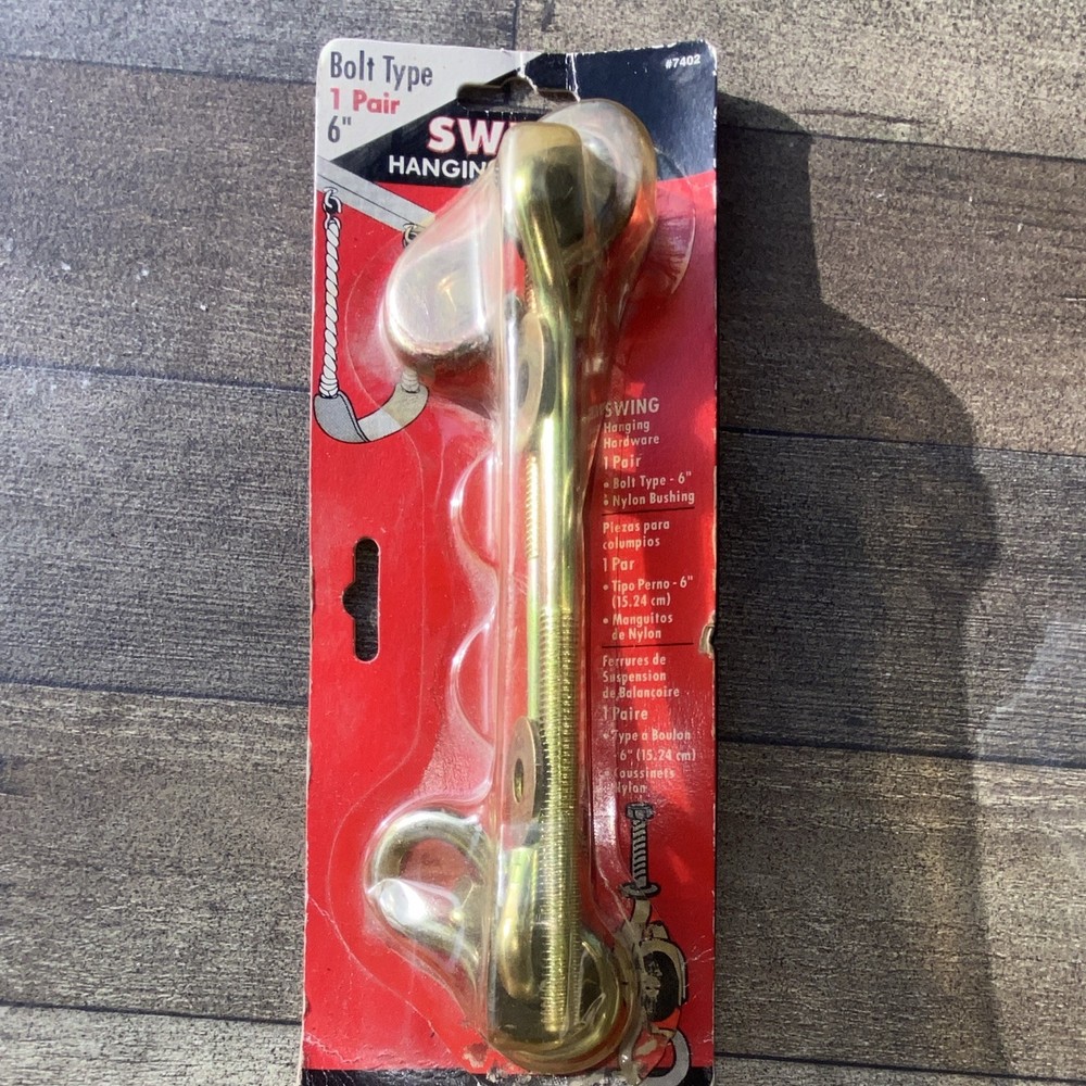Lehigh Swing Hanging Hardware Bolt Type 6″ 1 Pair Set MPN 7402