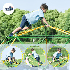 12 FT Climbing Dome for Kids 3-10, Outdoor Play Equipment Supporting 1000 Lbs, A