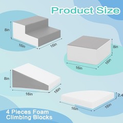 Foam Blocks Climbing for Kids: Toddler Toys for Indoor and Outdoor Fun – Soft…
