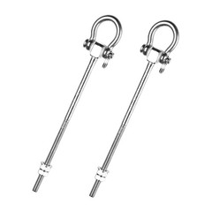 2 Pieces Stainless Steel Swing Hangers Rustproof Hardware Swing Sets Screw