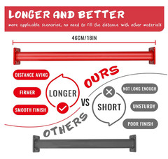 18 Inches Monkey Bars for Backyard, 12 PCS Heavy Duty Metal Bars for Kids, Steel