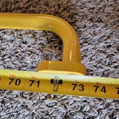 Playground Handle Bar 72″ Rainbow Swing Set Grab Bar Replacement Yellow Metal