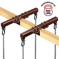 Swingset Conversion Bracket – No Tree, No Problem, Convert Your Swingset Brown