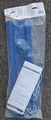 Swing-N-Slide Heavy Duty Belted Swing Seat Blue coated Chain NOS Sealed FREE S&H