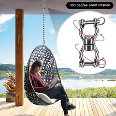 Silent Bearing Swing Swivel, 360° Rotational Device Hanging Accessory with Re…