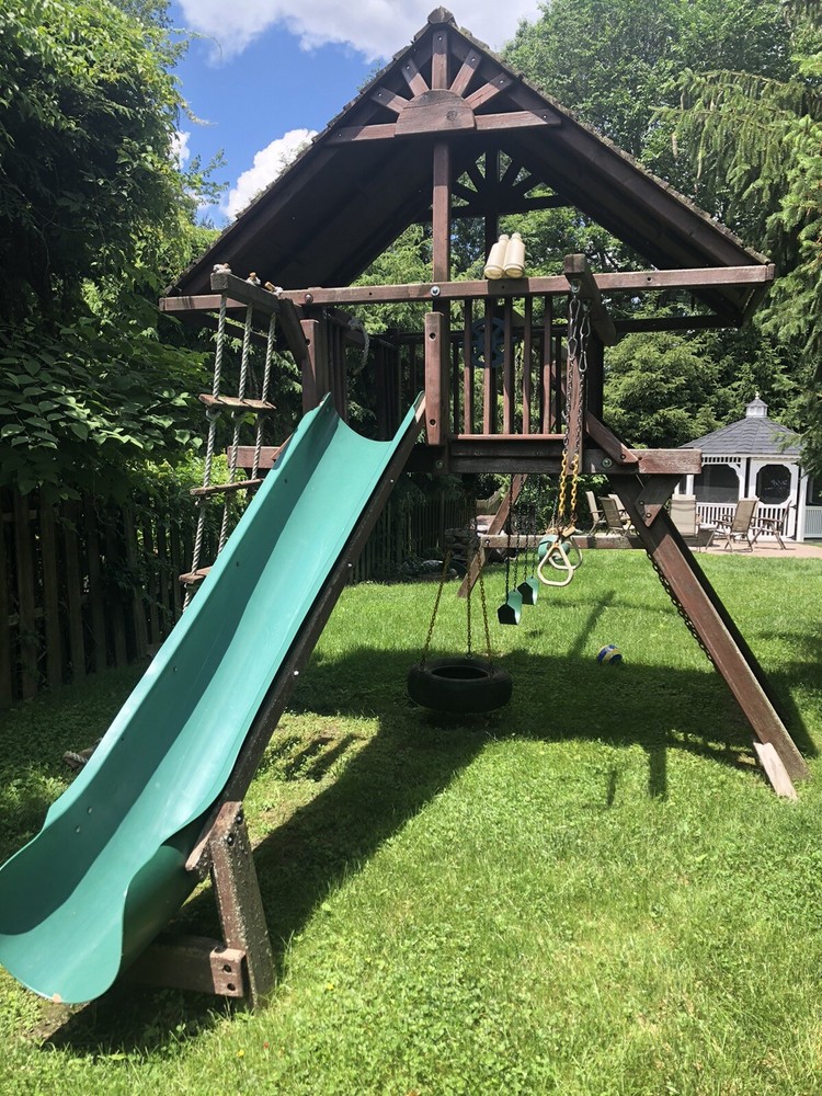 Used Rainbow Swing Set