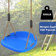 Heavy Duty Swing Seat for Adults Kids Tree Swing with Weather Proof Ropes Swi…