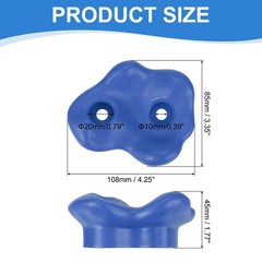 Rock Climbing Holds, 10 Pcs Large Climbing Rock Wall Grips Play Set Climber A…