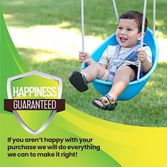 Swurfer Coconut Toddler Swing – Comfy Baby Swing Outdoor, 3- Point Adjustable…