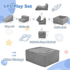 Soft Foam Climbing Blocks Toddlers Indoor Play Set Ball Pit Kids