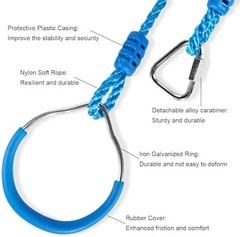 Ninja Rings Monkey Bars Swing Trapeze Bar Playground Swingset Rings Ninja Course