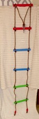 Climbing Rope Ladder Six Steps Outdoor Ladder for Kids Boys and Girls