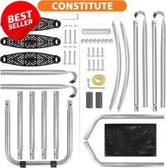 Universal Trampoline Ladder Slide Kit 3 Steps Wide Slide Ladder for Kids US