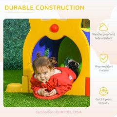 Kids Caterpillar Tunnel Climb-N-Crawl Play, 106.75″ x 39.75″ x 41.25″